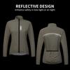 Wosawe Mulheres reflexiva jaqueta de ciclismo mtb bicicleta manga longa blusão casaco respirável leve jaqueta esportes wear roupas malha