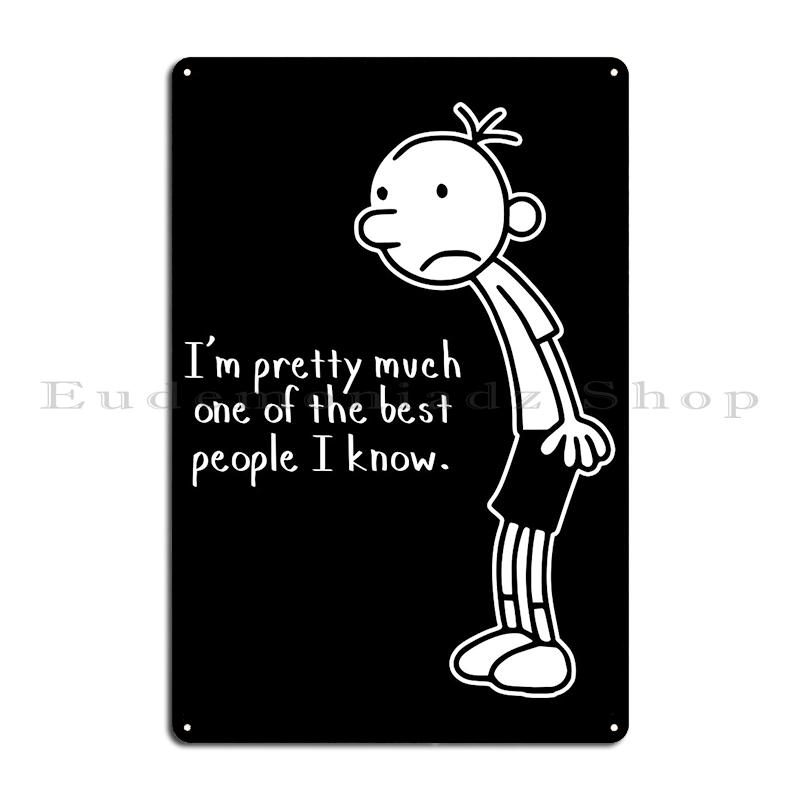 

Greg s Diary Double or Nothing Official greg Heffley Diary Of A Wimpy Wimpy Kid Wimpy Kid Group Metal Printing Cave Sign Poster 20x30cm