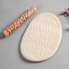 1PC Solid Wood Clay Clay Tools - Wooden Rolling Pin, Clay Press Stick, Printing Stick, Large Area Embossing Mold