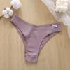 1Pc/Set Women Cotton Brazilian Panties M-XL Comfortable Thongs Underwear Women Bikini Underpants Sexy Low-rise Girl's T-back Panties