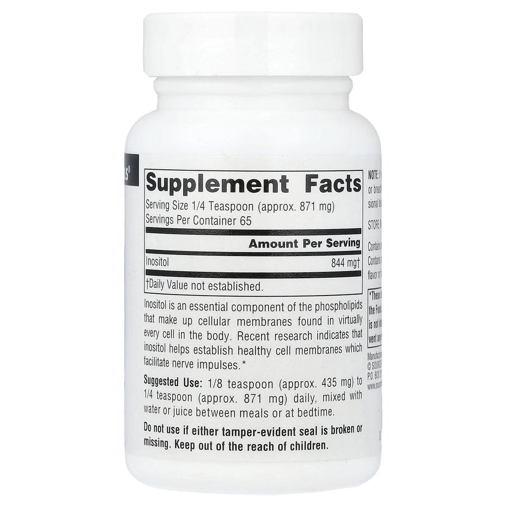 Source Naturals, Pure Inositol Powder, 56.7 g (2 oz)