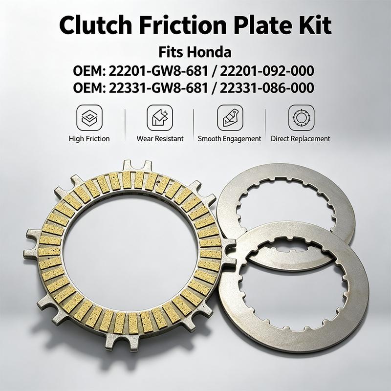 Motorcycle Friction Clutch Plates For Honda C50 C70 C90 CUB CRF50F XR50R XR70R Z50R ST50 ATC70 TRX70 CT70 Trail 70 C70 Passport