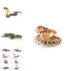 Snake Model Reptile Display Piece For Desk And Shelf Decor