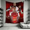 Arsena team Wall Hanging Printed Fabric Blanket Decorative Tapestries for Bedroom Living Room Home Decor