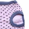 Heart Print Cotton Dog Sweatshirt - Spring/Summer Teddy Vest