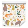 Happy Animals Forest Wallpaper for Living Room and Bedroom 50x1000