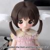 Cute Mushroom Bob Cut BJD Doll Bob Wig Braided Wig  For 1/3 1/4 1/6 Scale BJD Dolls