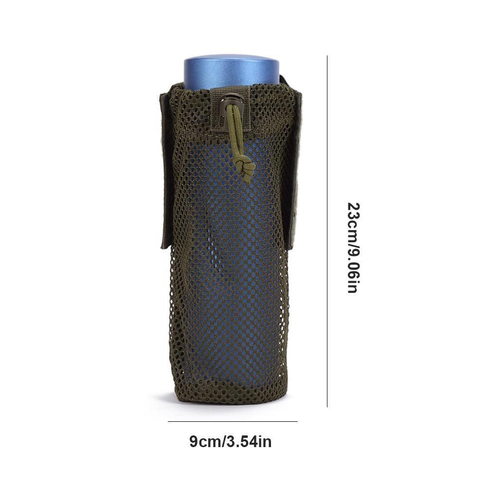 Molle Water Bottle Bag Multi-Purpose Camping Water Bottle Holder Pouch Travel Water Kettle Carrier for Hiking Travelling Camping