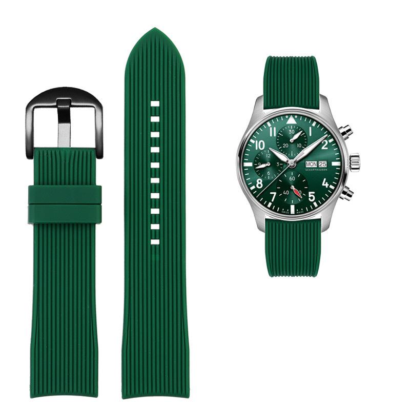 Classic Arc Interface New Waterproof Silicone WATCH Band for Huawei Samsung Watchband 20mm 22mm Rubber Strap for Mido Tissot Omega