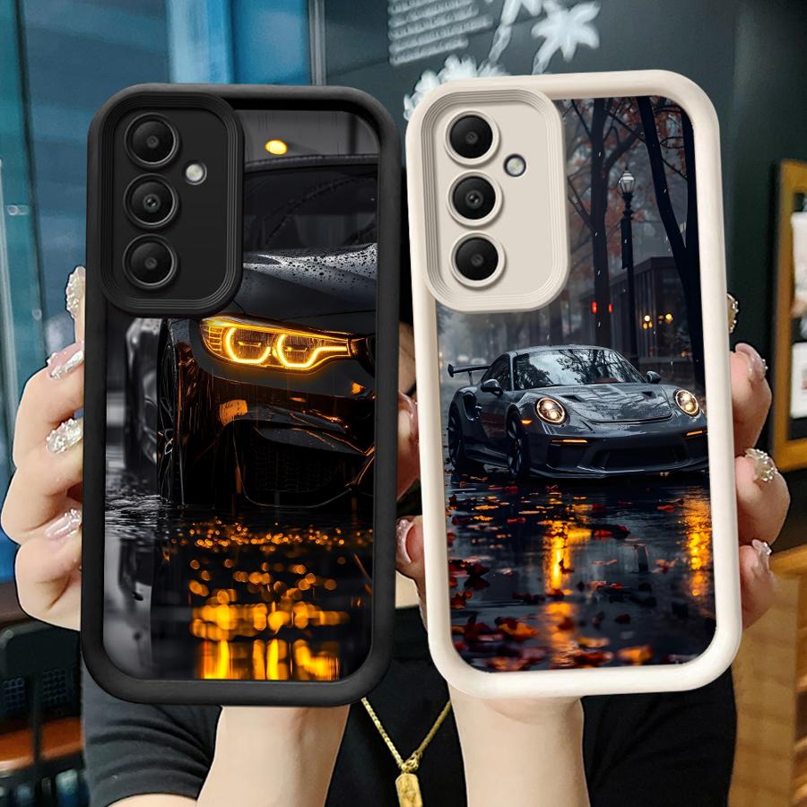 Phone Case for Samsung Galaxy A16 A34 A36 A56 A33 A24 A13 A14 A32 A26 A22 A23 A12 Soft Shell Street Supercars