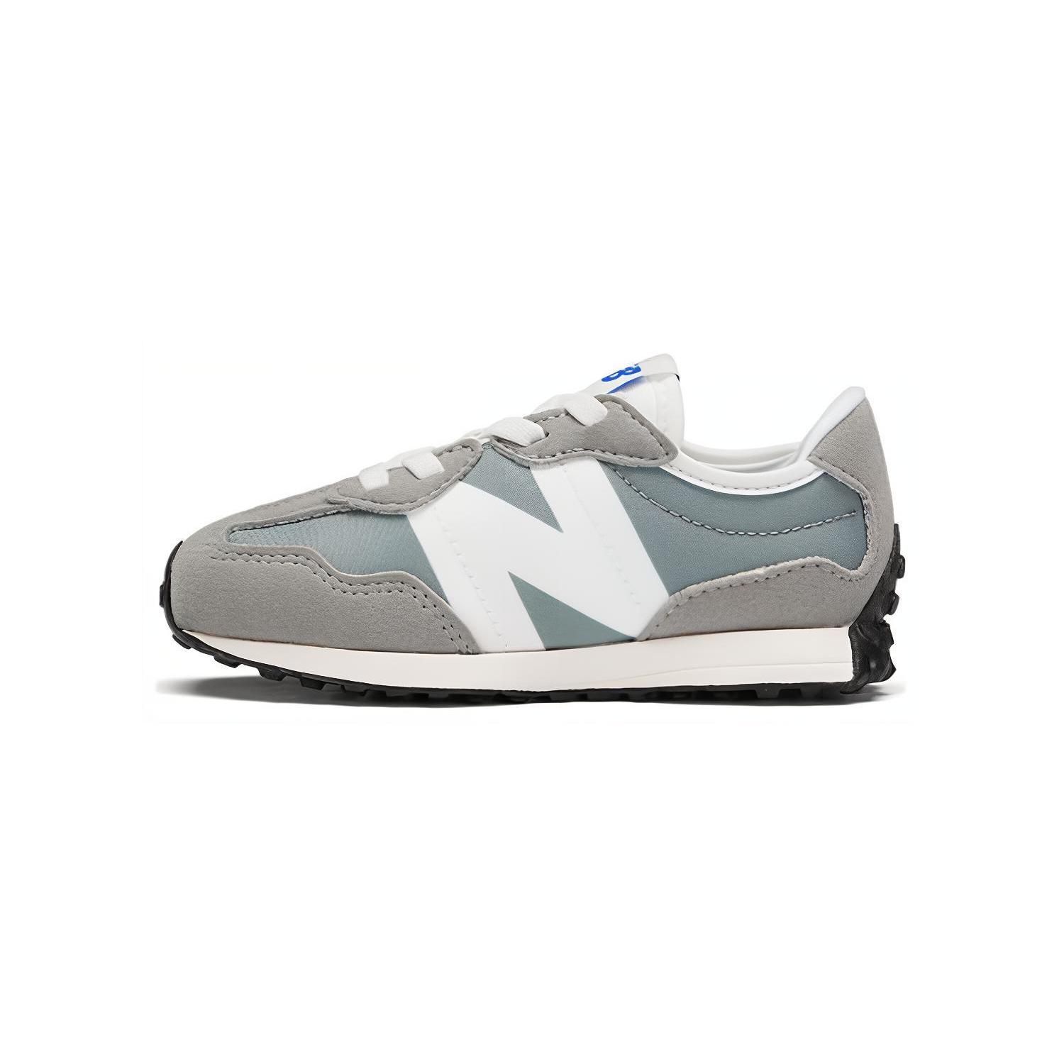 

New Balance NB 327 Durable Breathable Low-Top Running Shoes Gray Green Infant And Toddler 27.5