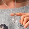 Coliere Personalizate Promoționale, Pandantive Păpădie, Bijuterii cu Patch Cristal Față-Verso, Articole pentru Lanț de Pulover