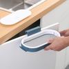 Over the Door Trash Bag Rack Good Load Capacity with Lid PP Garbage Bag Holder Kitchen Gadgets