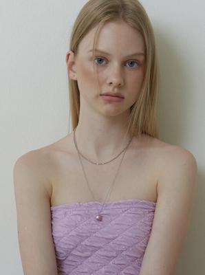 Kindababy Purple Pink Swarovski Layered Necklace