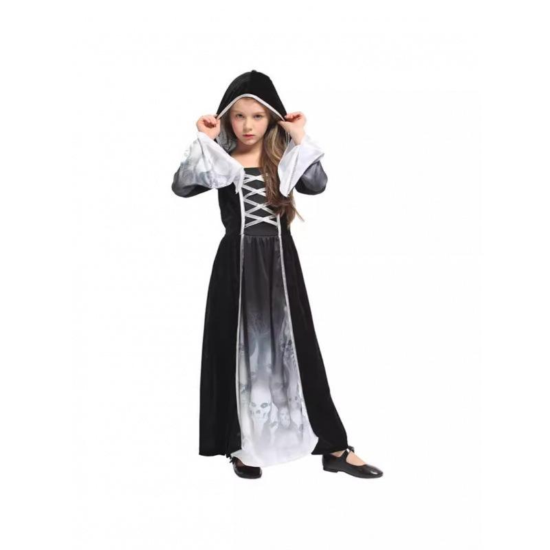 Halloween children's strange skull skeleton ghost costume costume party costume horror skull costume