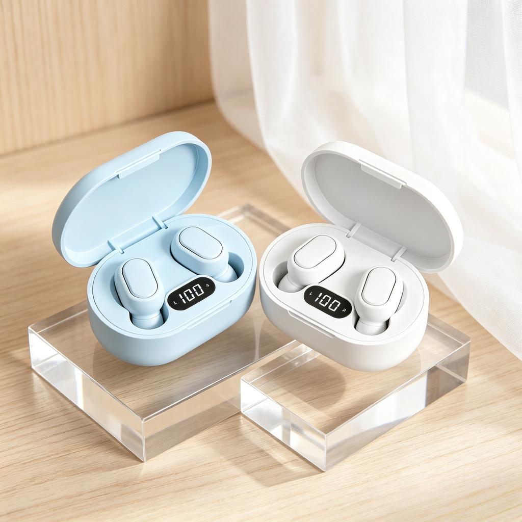 Xiaomi E7S TWS Earphone Bluetooth Headphones with Mic 9D Stereo Hifi Earbuds Wireless Headse