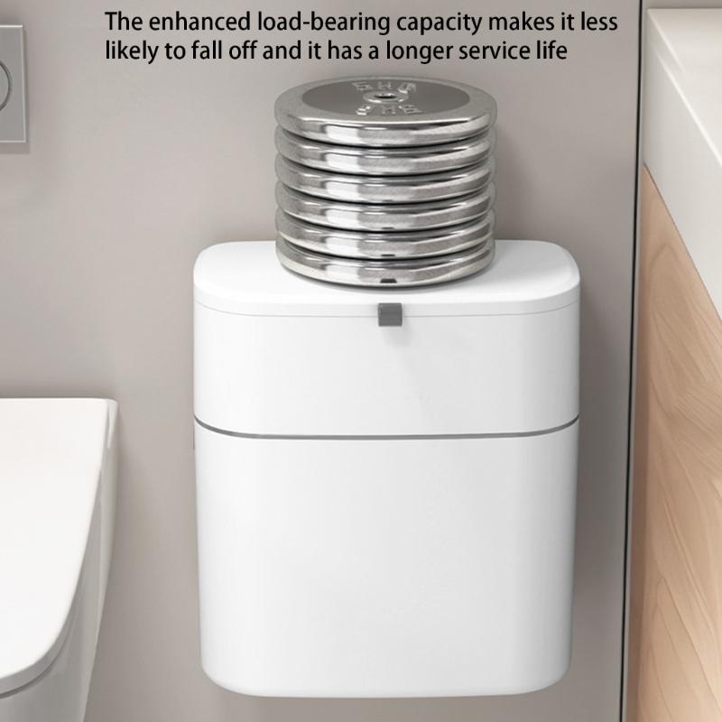 8L 10L Kitchen Composts Bin With Lid Hanging Wall Mounted Trash Can For Countertop Indoor Use