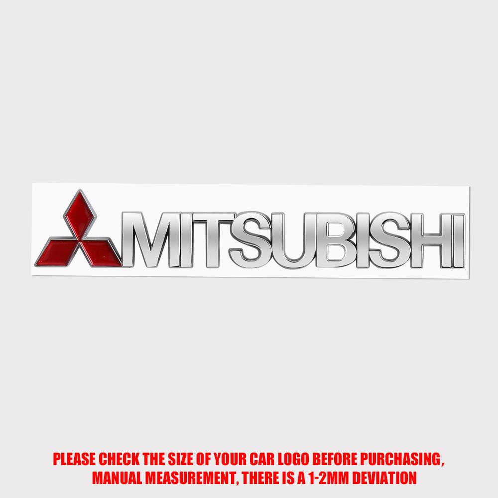 Auto Dekor Aufkleber Hinterer Stoßfänger Emblem Kofferraum Logo Aufkleber Für Mitsubishi Ralliart Lancer Colt Outlander ASX Pajero EX LANCER Cross