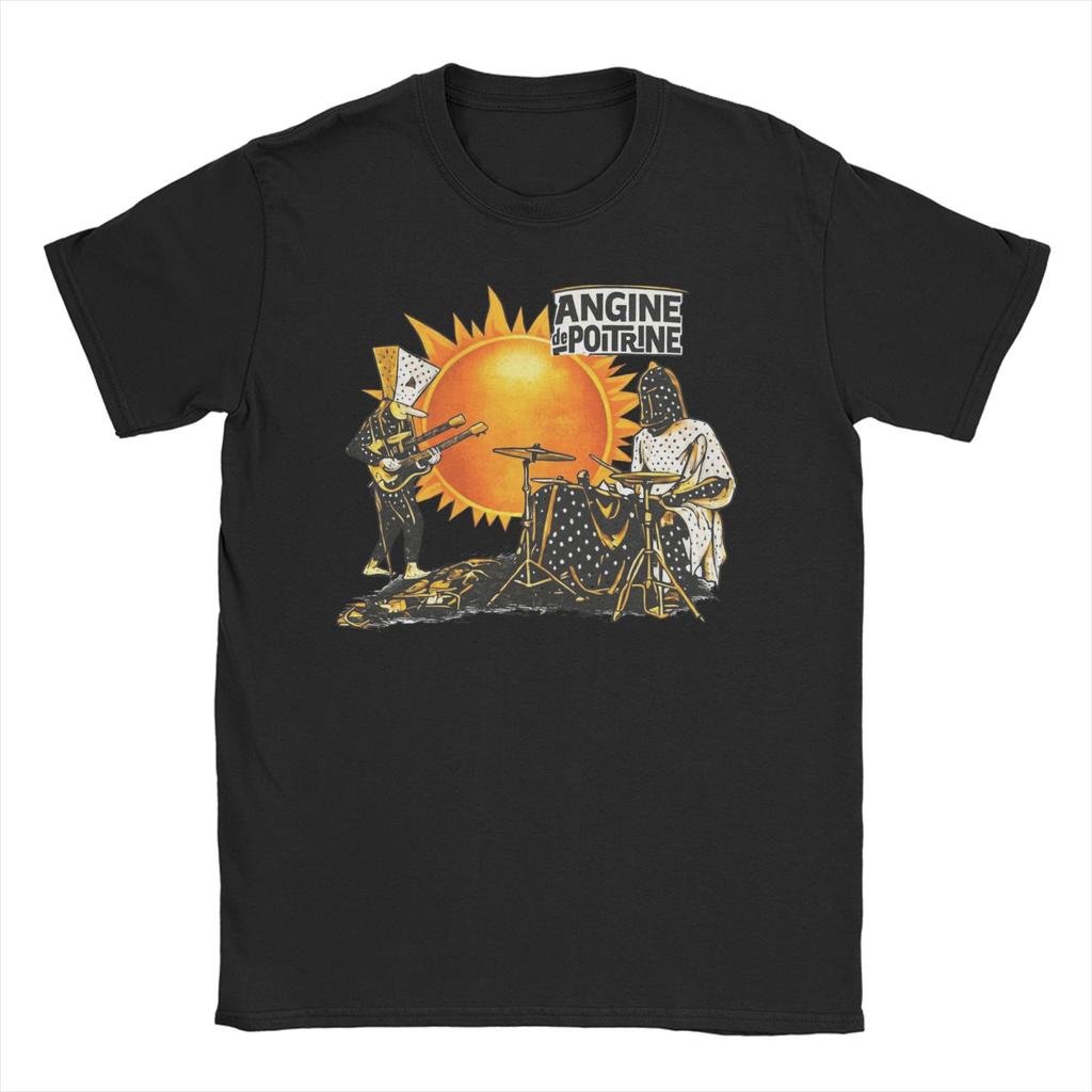 T-shirt a banda Angina Pectoris per Unisex WoUnisex Sherpa Unisextra 100% Cotone T-shirt Girocollo Manica Corta T-shirt 6XL Abbigliamento