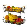Sturdy Detachable 2 Layer Metal Shelf For Kitchen Counter Office Desk Modern Storage Solution Fruits Vegetables Easy Assembly