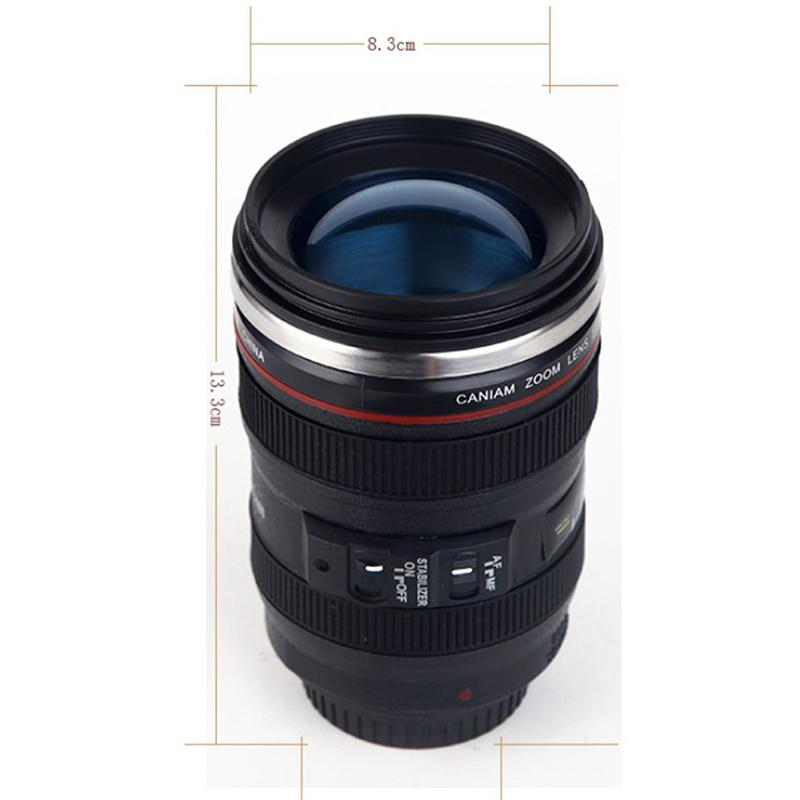 Tazza da Caffè Obi Fotocamera Acciaio Inossidabile da Viaggio Tazza Obi Termos Regalo Fotografo