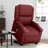 VidaXL Reclining Massage Armchair, Relaxation Chair with Adjustable Backrest and Footrest, Salon Seat, Modern, 3204237