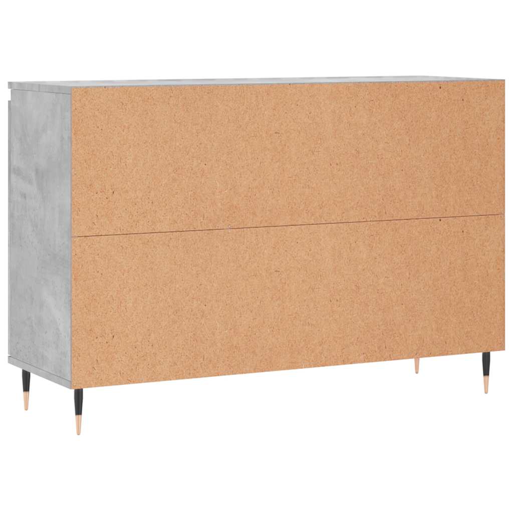 Sideboard Concrete Grey 101.5 x 35 x 70 cm Engineered Wood