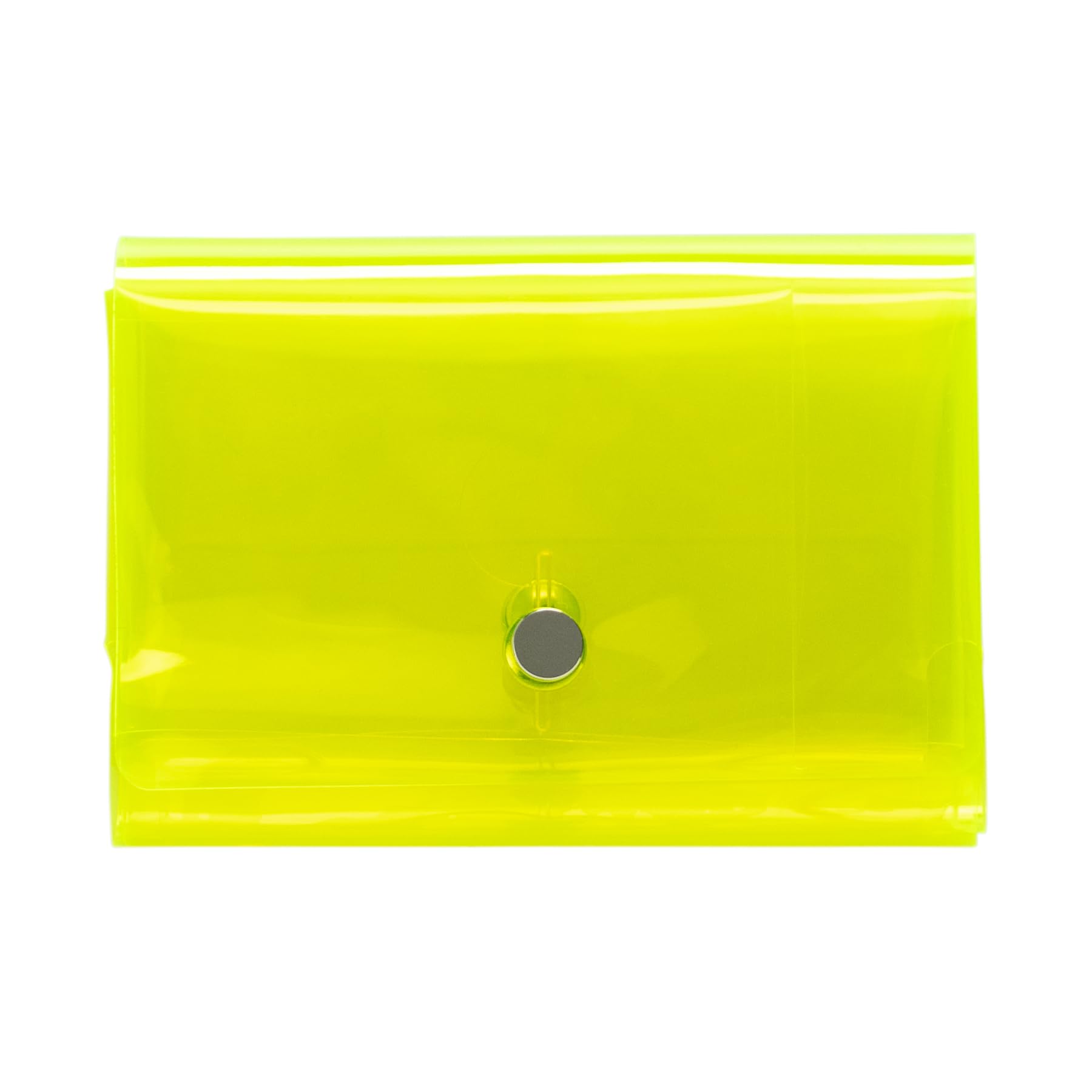 

Asoboze Sugata PVC Made in Convenience Compact Tri-fold Wallet, Transparent, Japan, Wallet, Small, Wallet, Yellow, sg-pv266-2024ye