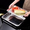 304 Stainless Steel Deep Rectangular Tray