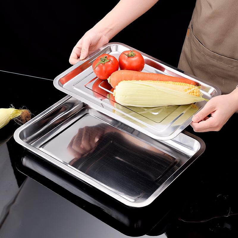 304 Stainless Steel Deep Rectangular Tray