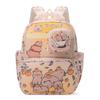 Capybara Cartoon Child Backpack Large Capacity Breathable Anti Water Splashing