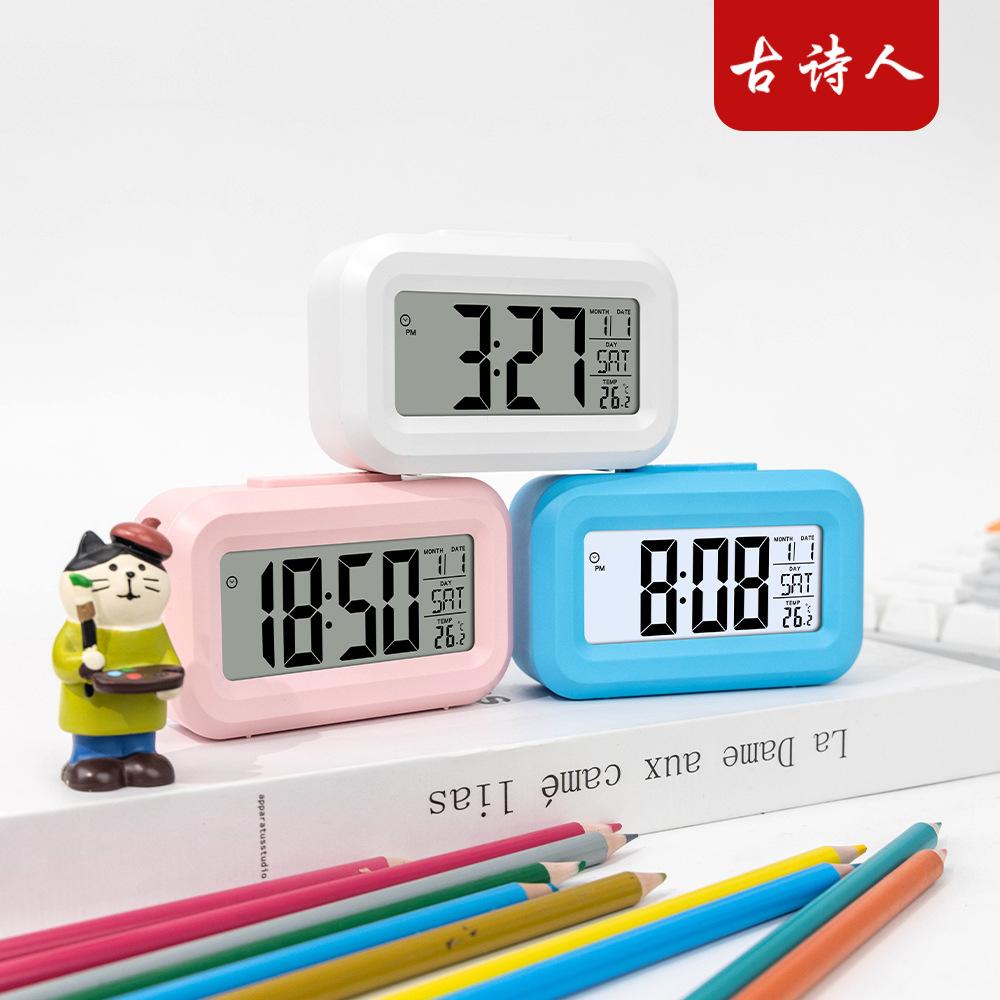 Explosive Mini Luminous Small Alarm Clock Student Multifunctional Alarm Clock Wake Up Artifact Smart Electronic Clock