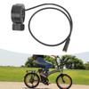Wasserdichter Stecker Elektrisches Fahrrad Gaspedal für BAFANG BBSHD/BBS01/BBS02 E-Bike Zubehör