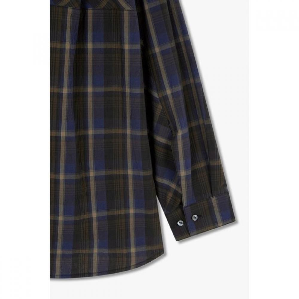 STUDIO TOMBOY Out Pocket Check Shirt  9106221202 