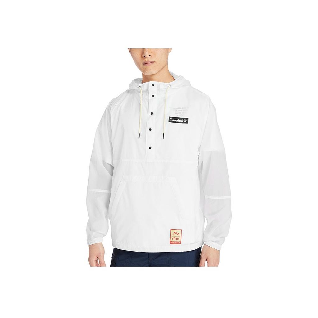 Timberland Outdoor Sports Tear-Resistant Lightweight Breathable Hooded Jacket Men jackets White A2D56-100
