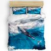 Sea Ocean Dolphin Whale Duvet Cover With Pillow Case Custom 3pcs Bedding Set Quilt Cover Double Bed Home Textile
