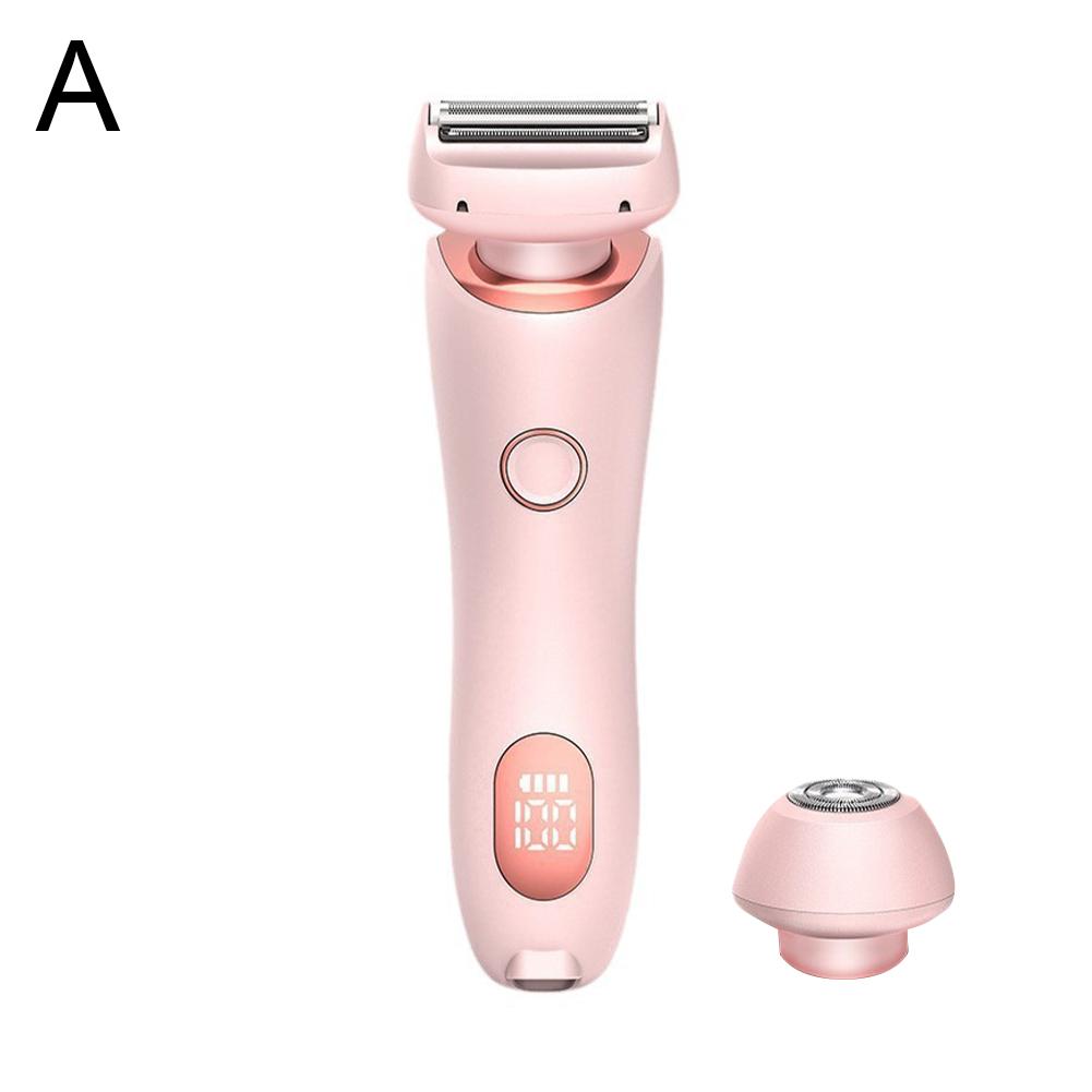 Electric Razors for Women 2-in-1 Bikini Trimmer IPX7 Waterproof Body Hair Remover for Underarms Legs