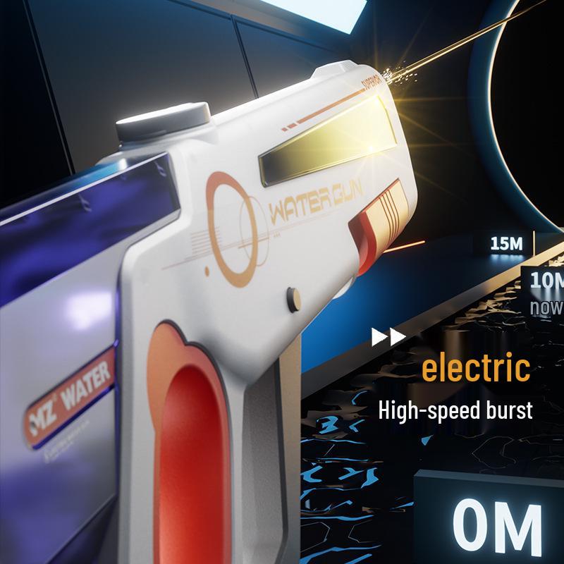 Automatic Pulse Electric Water Gun with Lights for Kids - Outdoor Splash Toy