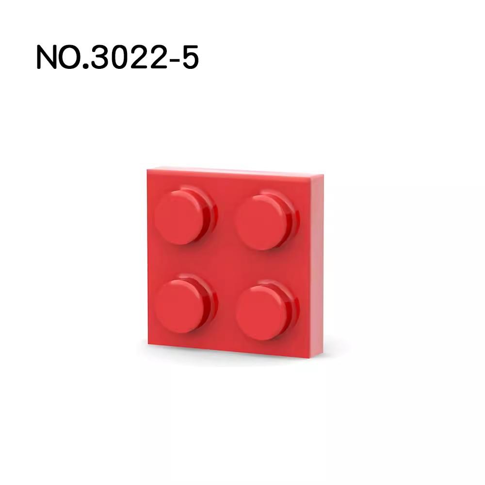 20Pcs MOC Parts 3022 94148 Plate 2 X 2 Compatible Bricks DIY Assmble Building Blocks Particle Kid Puzzle Brain Toy Birthday Gif