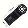 NEWONE 8pcs Carbide Oscillating Tool Blade, Multi-tool Saw Blades Multi Tool Mortar Cutting Saw Blades for Tile Concrete Cutting