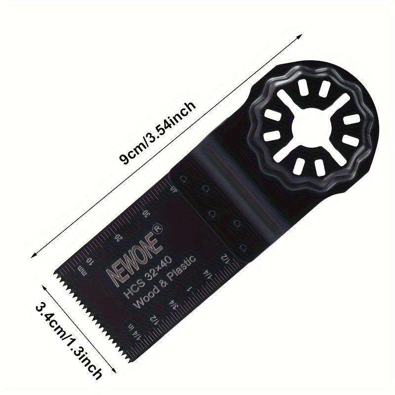 NEWONE 8pcs Carbide Oscillating Tool Blade, Multi-tool saw blades Multi Tool Mortar Cutting Saw Blades for tile concrete cutting