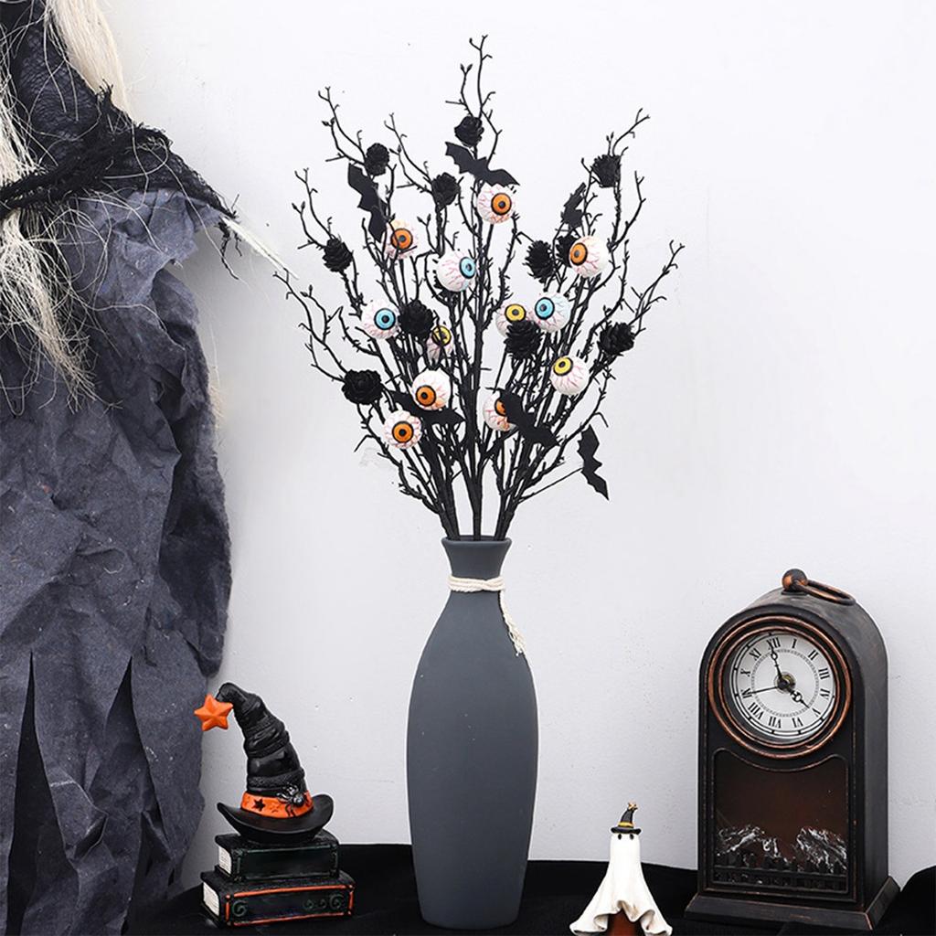 Halloween-dekorationer, Svarta Skräckögon-utklipp, Skrivbordsdekorationer