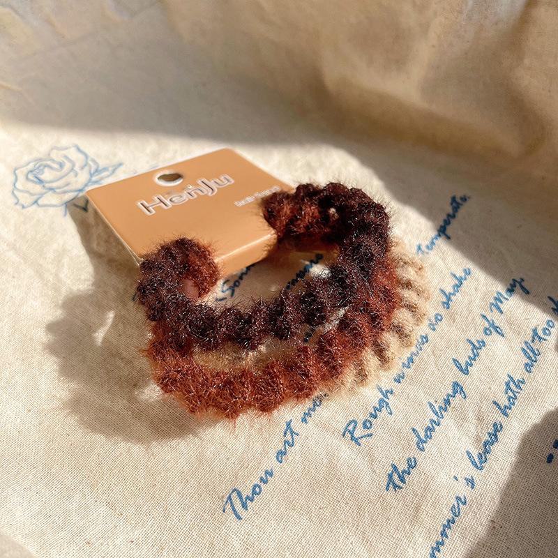 Trendy Elastic Plush Hair Ties for Autumn/Winter 2024