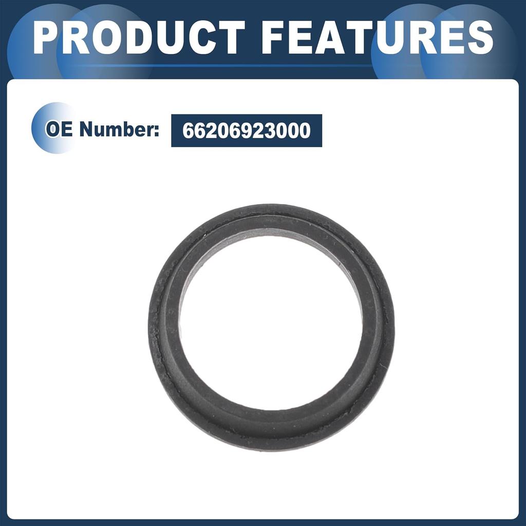 Parking Sensor Seal, Rear Parking Reverse Sensor Ring No.66206923000 for BMW 128i 2008-2013 Black, 1 Pc