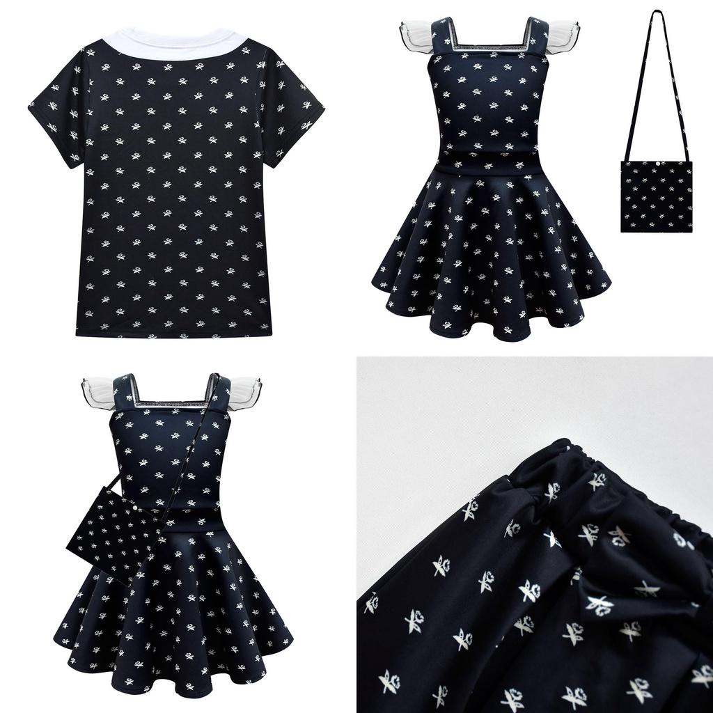 Halloween Ready The Addams Family Wednesday Dress For Halloween Party