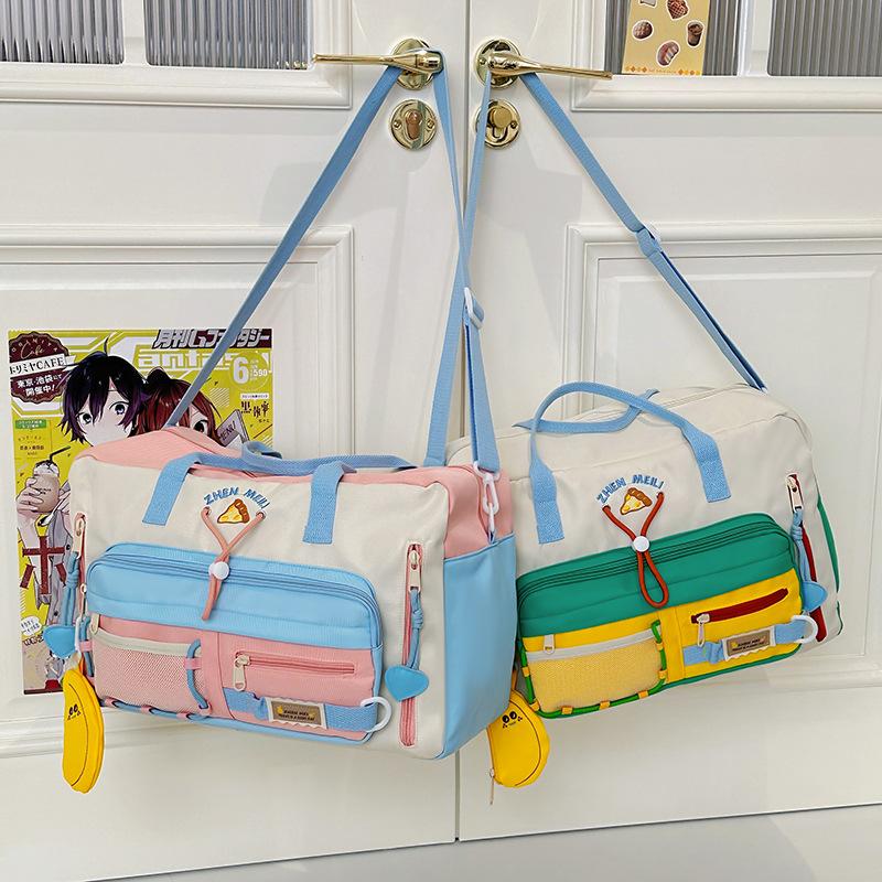 Dopamine High Value Yoga Fitness Bag Female New Short distance Travel Cute Portable Travel Bag Shoulder Bag