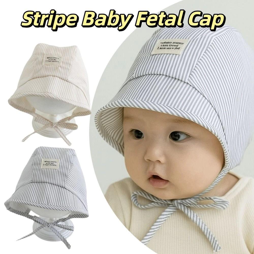 Soft Baby Fetal Cap Wide Brim Newborn Sun Hat Casual Infant Bonnet Hat  Girls/boys