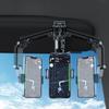 Car Phone Holder, Multifunctional 360 Degree Rotating Rearview Mirror, Seat Clip Holder, 4.0-6.1 Inch Mobile GPS Holder