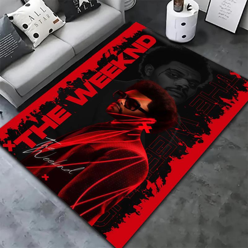 Weeknd Carpet Rug for Living Room Bedroom Home Sofa Decoration,Kids play Nonslip Floor Mat