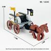 Eight Carriages 1604 Children'S Assembled Building Block Toys Dark Horse Court Transporter Royal Medieval Model